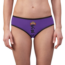 Load image into Gallery viewer, SAVAGE PRINCESS S.P. SHADOW BANNED UNITED Women&#39;s Briefs purp
