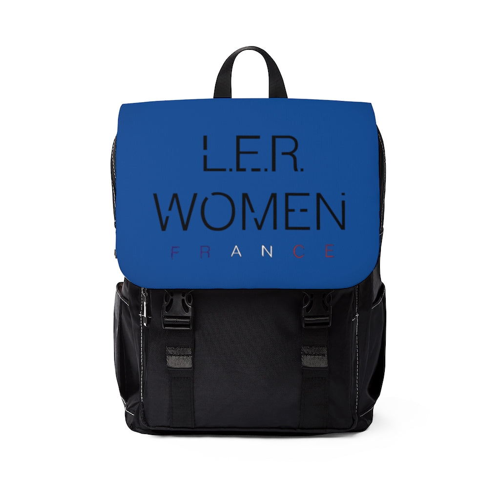 L.E.R. WOMEN FRANCE Unisex Casual Shoulder Backpack
