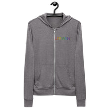 Load image into Gallery viewer, L.E.R. WMN Unisex &quot;Pride&quot; zip hoodie
