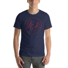 Load image into Gallery viewer, L.E.R. Designs Short-Sleeve Unisex T-Shirt red.logo

